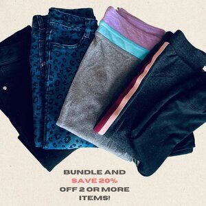 Bundle of Little Girl Jeans and Leggings - Sizes 12M to 10, Only $7!"